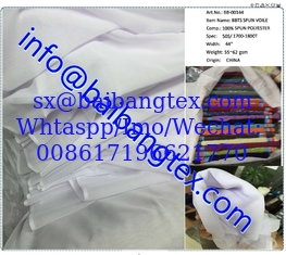 China Spun Polyester Voile For Muslim Scarf  high twisted full voile 00144 00187 famous brand items whole world famous supplier
