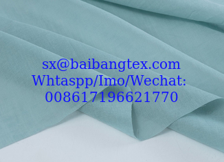 China 100% cotton voile plain dyed fabric comb cotton high quality supplier