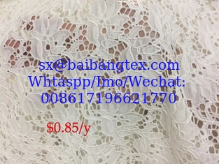 China lace fabric stock lot supplier