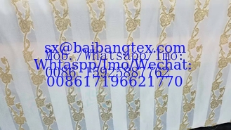 China Metalic jacquard polyester design fabric metalic satin metalic chiffon supplier