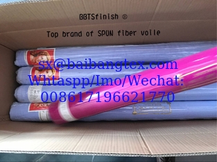China 300 colors spun polyester voile fabric ready goods high twisted full voile supplier