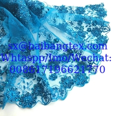 China Embroidery Lace fabric wedding fashion high quality for brand garments lace fashion supplier
