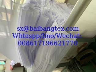 China BLUISH WHITE SPUN POLYESTER VOILE 9100 supplier