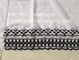 Africa Emma Sudanese Arabia Scarf Turban embroidery white color jacquard hot embroidery supplier