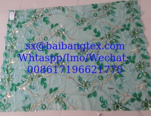 China LASER SEQUIN fabric supplier
