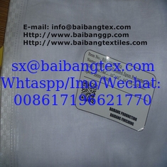 China 00144 SPUN VOILE WHITE WITH JACQUARD SELVEDGE supplier