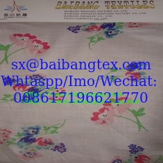 China 100% COTTON LWAN VOILE PRINTING FABRIC supplier