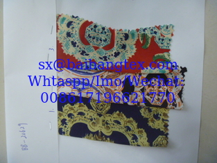 China 100% POLYESTER PRINTING FABRIC RUNNING ITEMS IN STOCK LOT supplier