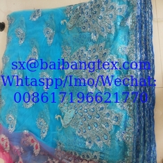 China PEACOCK MESH EMBROIDERY supplier
