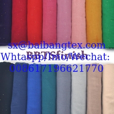China Spun Polyester Voile Super High Twisted --- BBTSfinish Brand scarf and fabric supplying supplier