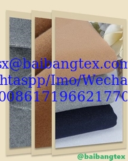 China 100% polyester melton woolen fabric warm for winter stock lots supplier