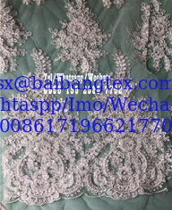China net 3d embroidery fashion fabric wedding fabric supplier