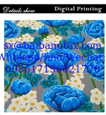China Spun polyester voile 3D Digital Printing super finishing quality Japanese Quality finishing fabrics for fashion supplier