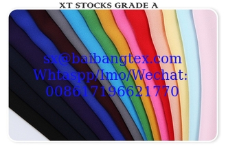 China KOREA High quality Grade AAA+ micro crepe plain dyed fabric various colors available yearly supplying supplier
