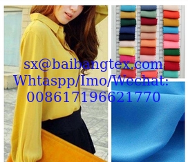 China KOREA High TWISTED quality CHEAP FABR Grade AAA+ micro crepe plain dyed fabric various colors available yearly supplying supplier