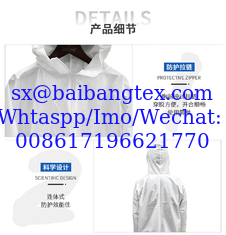 China Spot wholesale isolation clothing Siamese hooded isolation clothing Non-medical epidemic isolation clothing Dust-free wo supplier