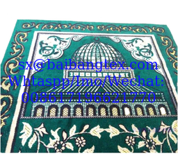 China Muslim worship blanket gold and silver line new worship blanket Hui thickened mosque Haji Hajj supplier