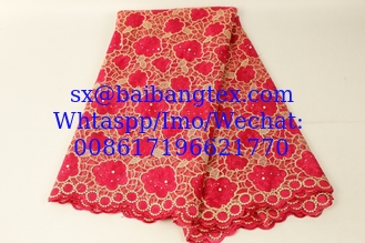 China Factory direct sales new mesh lace embroidery lace fabric supplier