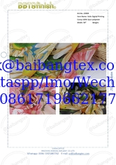 China 100% spun polyester voile fabric digital printing fashion super twisted full voile highest quality supplier