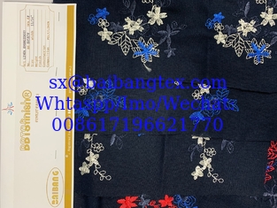 China Linen embroidery fashion fabric supplier