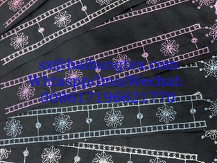 China Linen embroidery fashion fabric supplier