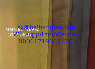 China Sudan Silver Golden selvedge 100% spun polyester high twisted full voile supplier
