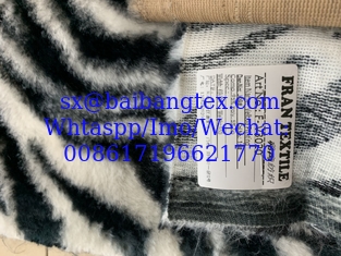 China Velboa Printing fabric soft finish with high quality zebra design, snake design, any fashion design finest quality super supplier