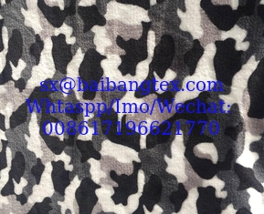 China Camouflage Sherpa Fleece Fabric, Suitable for Winter Jackets Lining and Shell supplier