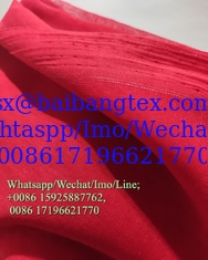 China Silver Golden Thread Selvedge 100% Spun polyester high twisted voile plain dyed fabric 44&quot; high quality JAPAN FINISH supplier