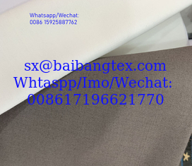 China T/R 65/35 SUITING FABRIC SUPER HIGH QUALITY FINISH English jacquard selvedge supplier