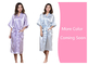 Twisted satin nightgown emulation silk ladies nightgown summer solid color silk long bathrobe Japanese kimono cardigan r supplier